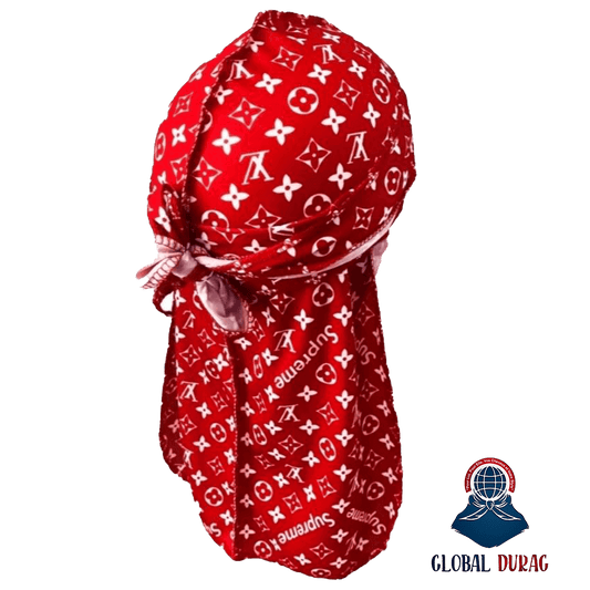 Durag Louis Vuitton x Suprême Rouge | Global Durag